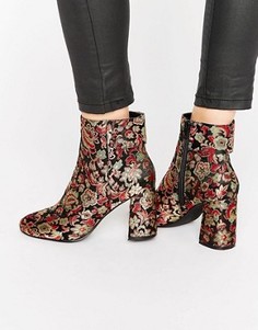 Ботильоны на каблуке ASOS ELAN - Красный