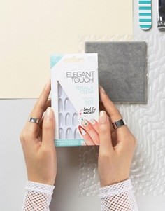 Прозрачные накладные ногти с острыми кончиками Elegant Touch Totally Bare - Прозрачный