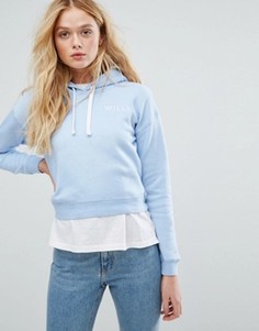 Худи укороченной длины с логотипом Jack Wills - Синий