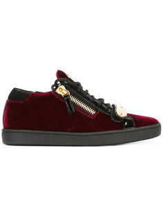кроссовки с металлической деталью Giuseppe Zanotti Design