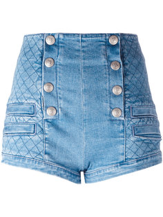 quilted effect shorts Pierre Balmain