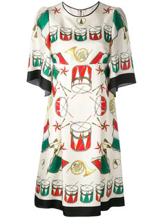 drum print dress Dolce &amp; Gabbana