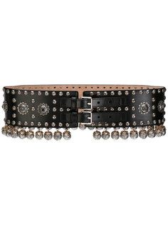 charm embellished belt Alexander McQueen