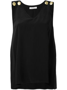 топ с V-образным вырезом Pierre Balmain