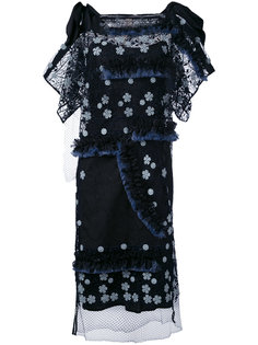 fringed floral dress Antonio Marras