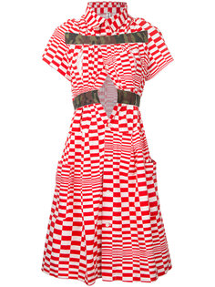 cut out checked dress Comme Des Garçons Vintage