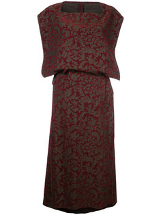 backless flocked dress Comme Des Garçons Vintage