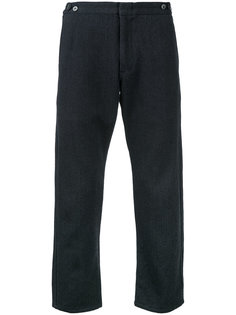укороченные брюки с узором-елочкой Comme Des Garçons Vintage
