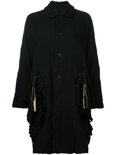 oversized ruffle pocket coat Comme Des Garçons Vintage