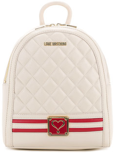 стеганый рюкзак с логотипом Love Moschino