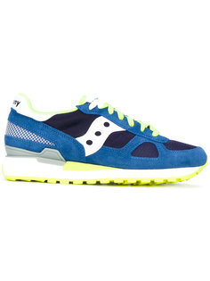 кроссовки со шнуровкой и панельным дизайном Saucony