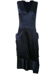 asymmetric plunge dress Victoria Beckham