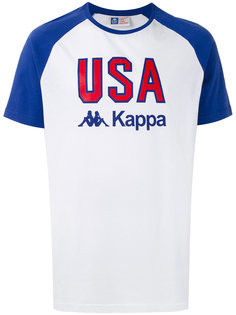 футболка с принтом USA Kappa