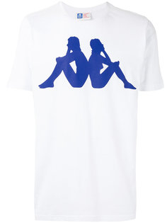 футболка с принтом-логотипом Kappa
