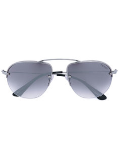 солнцезащитные очки-авиаторы Prada Eyewear