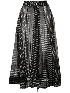 tie waist polka dot skirt Lisa Marie Fernandez