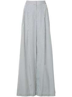 pleated sides palazzo trousers Adam Lippes