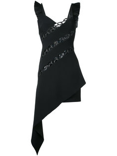 asymmetric chain dress David Koma