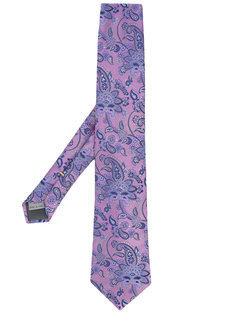 галстук с цветочным принтом Canali