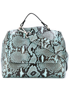 snake print shoulder bag  Orciani