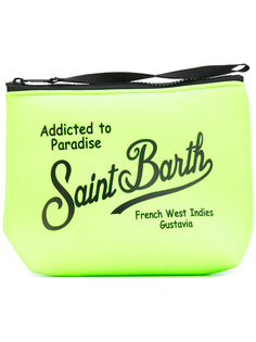logo print zip clutch Mc2 Saint Barth