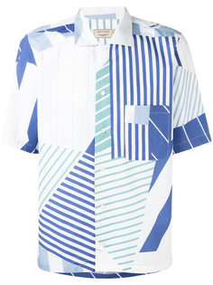 рубашка с абстрактным рисунком Maison Kitsuné
