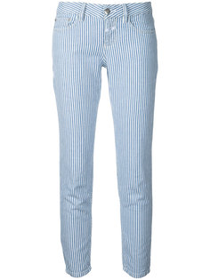 striped crop jeans Closed