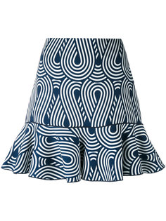 embroidered shift skirt Victoria Victoria Beckham