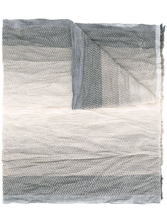 pleated zigzag scarf Armani Collezioni