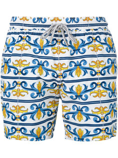 baroque print swim shorts Capricode