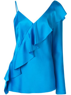 блузка с асимметричной оборкой Diane Von Furstenberg