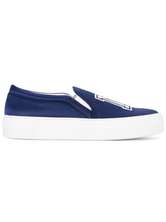 NY patch slip-on sneakers Joshua Sanders