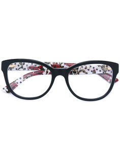 очки в оправе кошачий глаз Dolce &amp; Gabbana