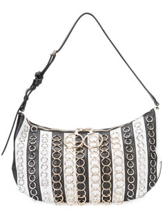striped shoulder bag Nina Ricci
