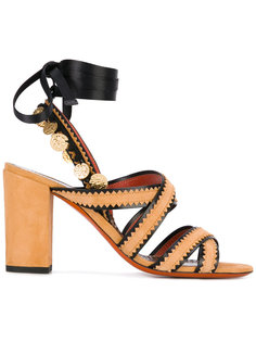embellished lace-up sandals Santoni
