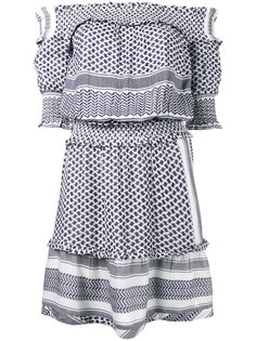 Keffiyeh off-shoulder dress Cecilie Copenhagen