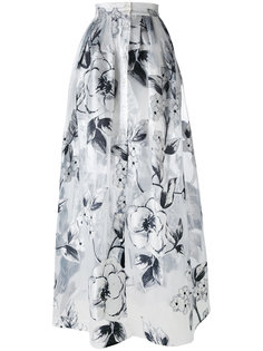 jacquard organza maxi skirt  Sara Roka