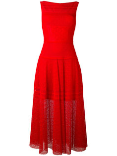 textured panel dress Talbot Runhof