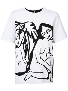 all-over print T-shirt  Oamc