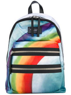 rainbow print backpack Marc Jacobs