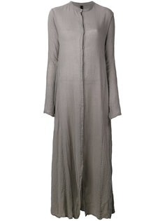 длинное платье-рубашка с воротником-стойкой Poème Bohémien