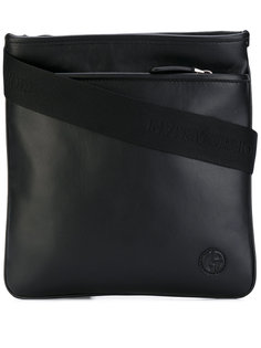 сумка-почтальонка с логотипом Giorgio Armani