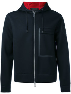 boxy zip hoodie Emporio Armani