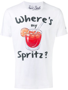 футболка с принтом напитка Mc2 Saint Barth