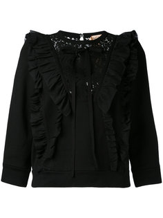 ruffle and lace sweatshirt Nº21