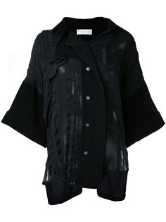 asymmetric textured shirt Faith Connexion