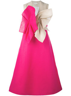 contrast twist effect dress  Delpozo