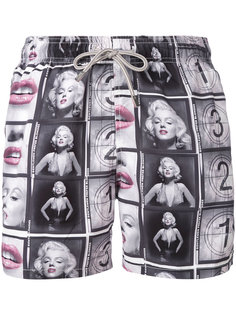 Marilyn Monroe printed swim shorts Mc2 Saint Barth