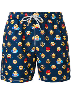 emojis print swim shorts  Mc2 Saint Barth