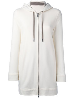 drawstring zipped hoodie Eleventy